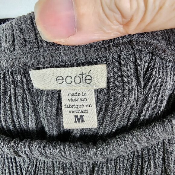 Ecote Winona‎ Ruffle Crinkle Gauze Top M - Picture 4 of 5